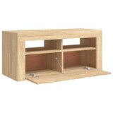 thumbnail of vidaXL TV-Schrank mit LED-Leuchten Sonoma-Eiche 90x35x40 cm