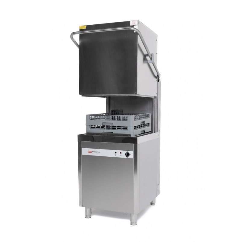 Lavavajillas Profesional de Campana - Trifásico, con Cesto Cuadrado 50x50 cm - en Acero Inoxidable