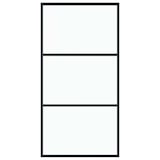 thumbnail of vidaXL Schiebetür ESG-Glas und Aluminium 102x205 cm Schwarz
