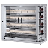 thumbnail of Asador de pollos a gas 4 espadas = 20/24 pollos - 1100x450x970 mm - 28 Kw + 85 W 230/1V - 53200042 Eurast