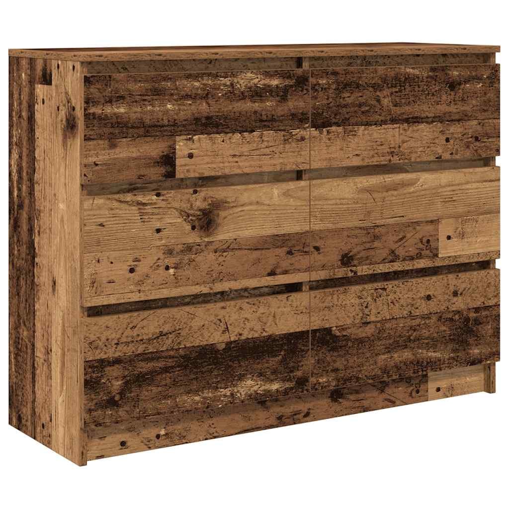 vidaXL Sideboard Altholz-Optik 100x35x76 cm Holzwerkstoff
