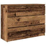 thumbnail of vidaXL Sideboard Altholz-Optik 100x35x76 cm Holzwerkstoff