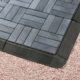 thumbnail of BodenMax Klickfliesen Terrasse Gehwegplatten Steinplatten Garten 30x30 cm Fliesen Balkon Klicksystem Wetterfest | Naturstein SCHIEFER | 2 Stück