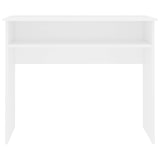 thumbnail of Bureau Blanc 90x50x74 cm Bois d'ingénierie Modèle Nova Chic