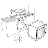 thumbnail of Telefunken Einbauherd-Set | Mit Glaskeramik-Kochfeld | Backofen mit Umluft | Teleskopauszug | 78 Liter | B-HS-75-C-I