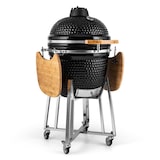 thumbnail of Kingsize Kamado-Grill Keramikgrill 21` Smoker Slowcooking Edelstahl Schwarz
