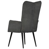 thumbnail of vidaXL Ohrensessel Schwarz Canvas
