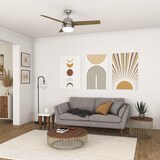 thumbnail of Deckenventilator Finley L Nickel mit Licht & Fernbedienung 132