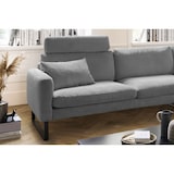thumbnail of KAWOLA Sofa RICARDA Ecksofa Cord grau Recamiere rechts