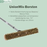 thumbnail of XXL Großraumschrubber 40cm Breit mit Teleskopstiel max. 200cm Lang harte UnionMix Borsten mit Stiel Schrubber Holz