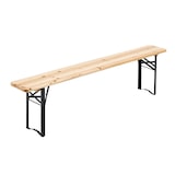 thumbnail of Set Brauerei Tisch und 2 Holzbänke 180 cm