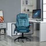 thumbnail of Vinsetto silla de oficina giratoria con masaje de 6 puntos función basculante con calefacción altura ajustable respaldo reclinable y mando a distancia