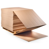 thumbnail of 3 Paletten Endloswellpappe 1165 mm Breite Rillen parallel zur 225 mm Länge 200 mWellpappe