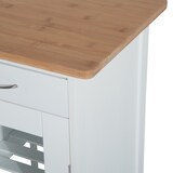 thumbnail of HOMCOM Carro de Cocina Carrito de Servir Estantería Carrito Auxiliar 70x37x85cm Madera