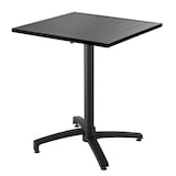 thumbnail of Table haute mange debout en aluminium noir