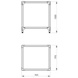 thumbnail of Stalgast Edelstahl Untergestell für Pizzaöfen PP0001432, PP0002432