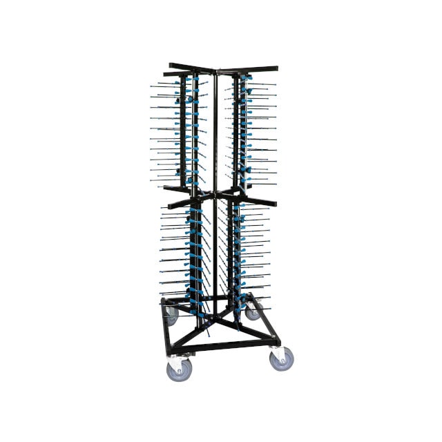 LACOR soporte portaplatos 48 platos hasta 32cm aluminio y caucho
