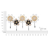 thumbnail of Appendiabiti in metallo e legno marrone e nero cm 61x5,5x30,5