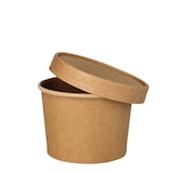 thumbnail of PAPSTAR 25 Suppenbecher, Pappe rund 350 ml Ø 9,8 cm · 7 cm braun