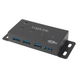 thumbnail of LogiLink USB 3.0 HUB 4-PORT METALL GEHAEUSE - Hub - 5 Gbps - 4-Port - USB 1.x / USB 3.0