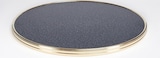 thumbnail of Runder Tischplatte MARCEAU - SCHWARZES TERRAZZO - Messingkreis