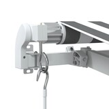 thumbnail of vidaXL Luifel handmatig uittrekbaar en LED 350x250 cm antraciet en wit