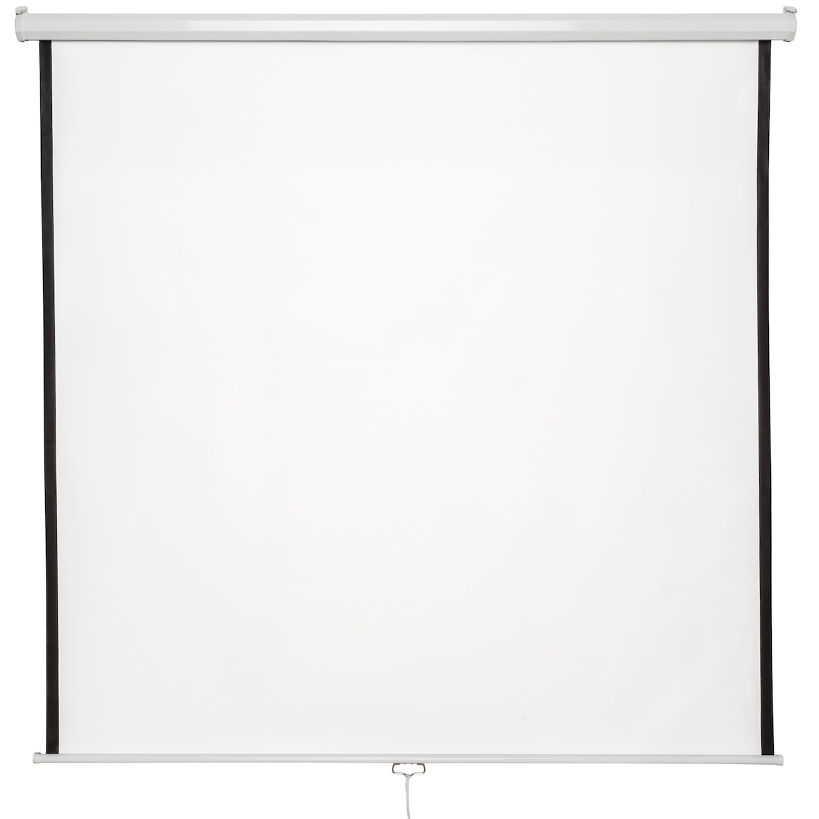 tectake Pantalla de proyección para proyector HDTV - 203 x 203 cm blanco
