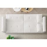 thumbnail of Futon Schlafsofa Sofa Bett Couch 175x71x71 Cord modern bequem stabil mit Metallfüßen platzsparend für Wohnzimmer Arbeitszimmer Beige