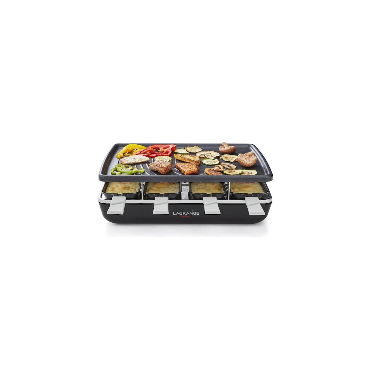 Raclette Grill Crêpes 8 Personnes Noire - élément - 179301 Usage Non Intensif Lagrange
