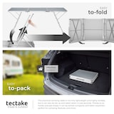 thumbnail of tectake Aluminium Klapptisch Jumbo mit Tragegriff 180x70x70cm  silber - 405090