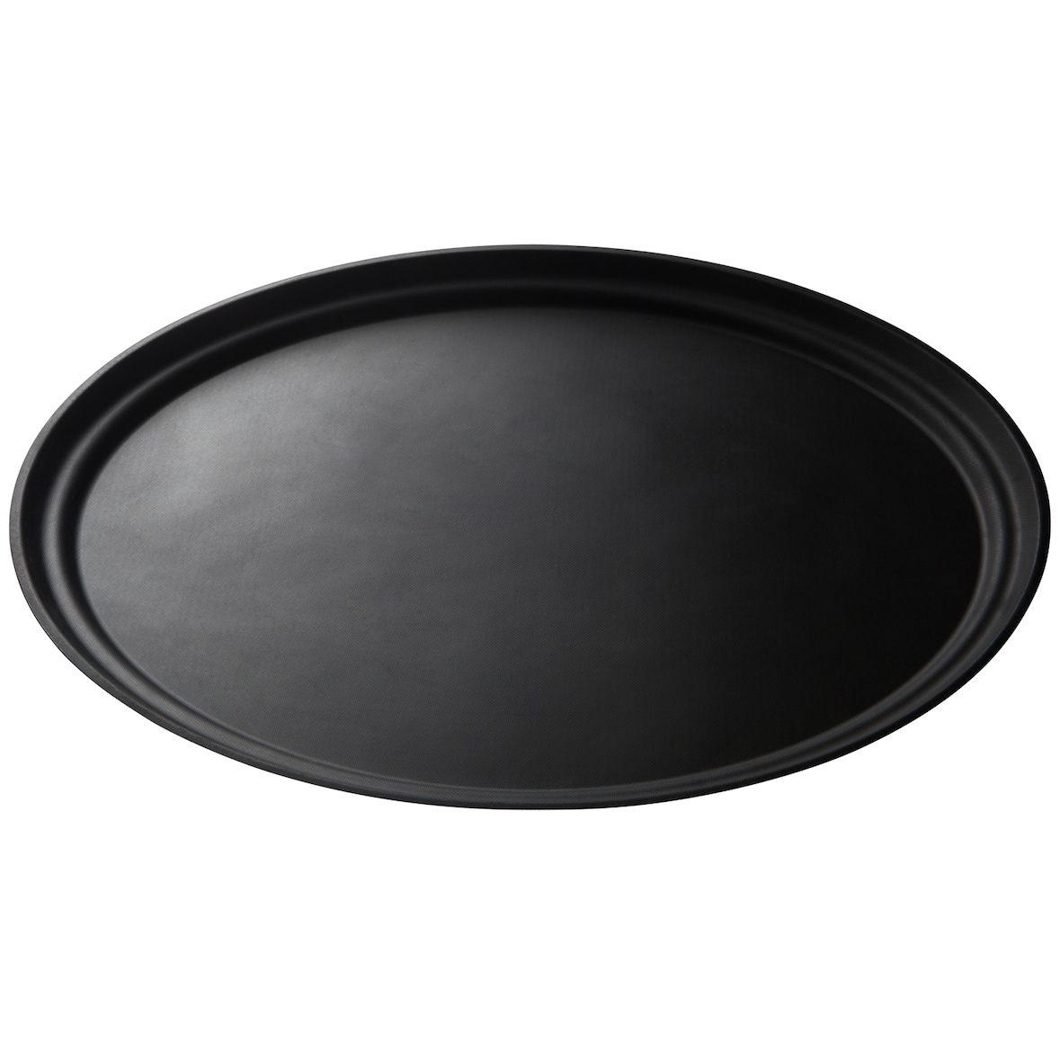 CAMBRO - 2900CT-110/6 - PACK 6 UDES - Bandeja CAMTREAD FIBRA DE VIDRIO ovalada con superficie ANTIDESLIZANTE/perfil bajo - 73,5x60 cm - Negro