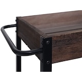 thumbnail of Décoshop26 - Chariot de service cuisine bar avec 3 niveaux étagères sur roulettes en bois massif shabby marron ETA04057