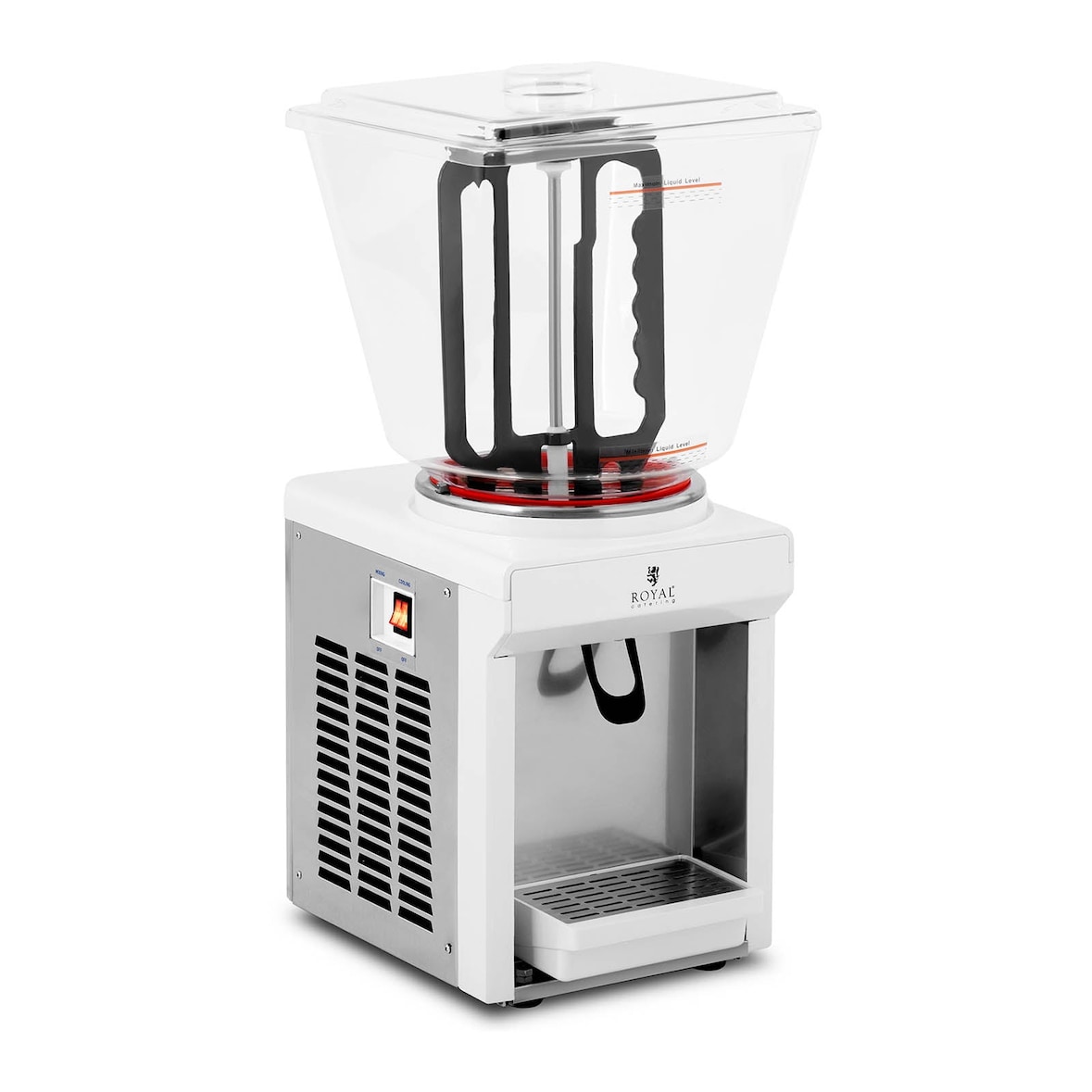 HELLOSHOP26 - Distributore di succo refrigerato da 25 litri con rubinetto (capacità: 25 litri, potenza: 240 watt, funzioni: rif