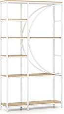 Stevige Boekenplank, Moderne Geometrische Boekenkast, Smalle Slanke Houten Opbergplank, Vrijstaande Opslag Display Stand Open Kubus Planken Voor Boeken M