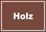 thumbnail of Holz Mülltrennung Schild mit Text waagerecht A1 (594x841mm)