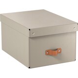 thumbnail of Lot de 2 boîtes de rangement Puro, 17 L, en carton 100% recyclé, coloris beige