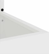 thumbnail of vidaXL Blumentopf mit dekorativem Paneel Weiß 50 x 140 cm