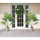 thumbnail of COSTWAY Set di 2 Palma Areca Artificiale, 90 cm, Pianta Artificiale in Vaso, Palma Artificiale con Foglie, Pianta Artificiale da Interno