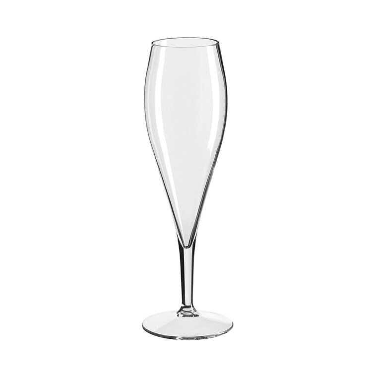 MONOUSO - Cocktailflöte Spritzguss  Wiederverwendbar Transp. Tritan 375ml (6 Stück)