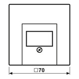 thumbnail of Jung Abdeckung LS 969 T SWM LS969TSWM