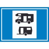 thumbnail of Wohnmobil- und Wohnwagenplatz Symbol Schild A3 (297x420mm)