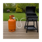 thumbnail of Tuyau Gaz Souple 2 mètres + Détendeur Propane Quick-On Valve 27mm Pack Flexible Gaz Pour Barbecue, Plancha Chauffage KEMPER