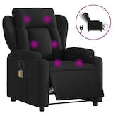 thumbnail of vidaXL Massagesessel Elektrisch Schwarz Stoff