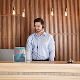 thumbnail of Relaxdays Flyer Aufsteller, Flyerständer DIN A5, Acryl, 1 Fach, zum Stellen & Hängen, Wandprospekthalter, transparent