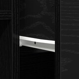 thumbnail of vidaXL Schwarzer Eichen-Sideboard 60x30x70 cm aus Holzwerkstoff