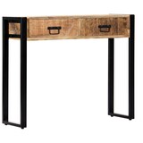 thumbnail of Mesa consola de madera maciza de mango 90x30x75 cm
