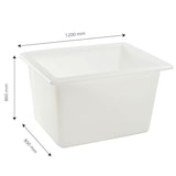 thumbnail of GILAC Bac grand volume - 500 L - Blanc G145921