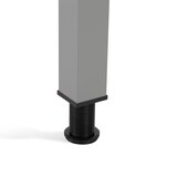 thumbnail of Rocada mesa de oficina serie executive 180x80 aluminio/blanco