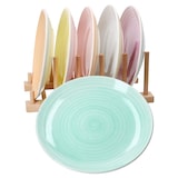 thumbnail of Pastello 6er Set Kuchenteller Steingut 6 Pers bunt Dessert-Teller Pastell-Farben