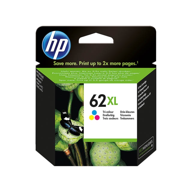 HP 62 xl inkt cartridge color blis